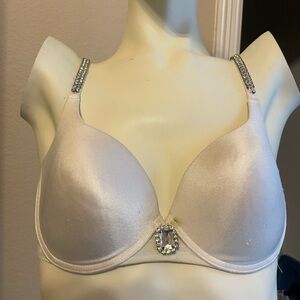 COPY - Marciano ivory/white embellished bra 36D